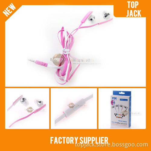 Quality Stereo Earphone, Noice Cancling Headphone, 3.5mm Jack Headset Work for iPhone/Samsung/Blackberry Phones
